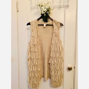 H&M Knit Fringe Vest